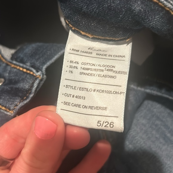 KanCan Hayden Mid Rise Flare Leg Jeans Petite - Picture 5 of 8